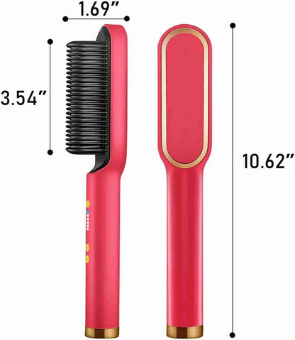 Electric Hair Straightening Brush For Women- 39 Seconds Quick Heat